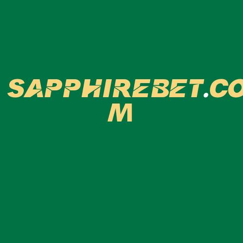 Logo da SAPPHIREBET